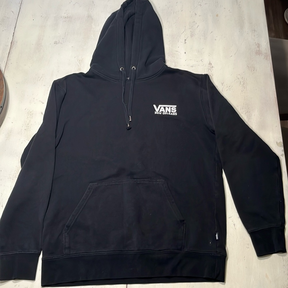 Men’s Size M black Vans hoodie “New Orleans”